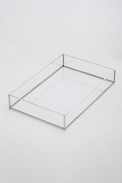 El Crea Designs 30x20x6cm Gümüş Silver Söz Nişan Sofra Mutfak Servis Yüzük Su...