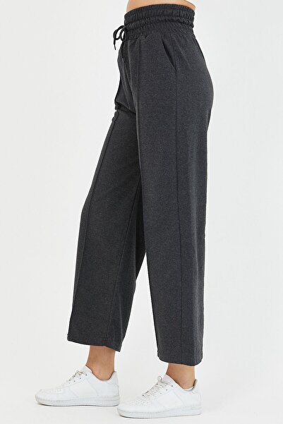 InStyle Штани з високою талією на резинці, вільного крою, приталені штани Fume