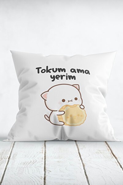 WixelArt Tokum Ama Yerim Baskılı Yastık