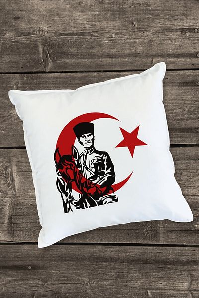 Yaprak Hediyelik 30 August Victory Day Designed Pillow