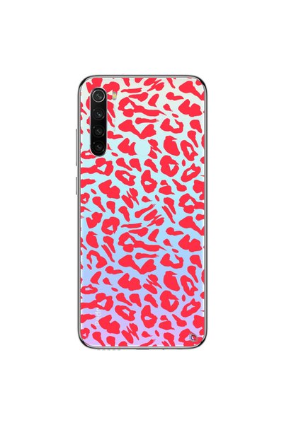 WANNA PROTECT Xiaomi Redmi Note 8 Transparent Colorful Leopard Pattern Silico...