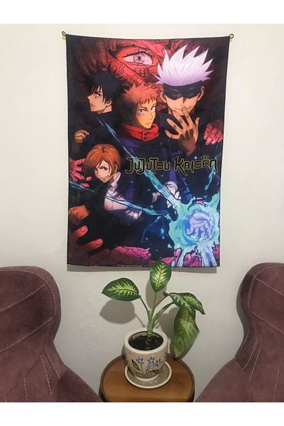 owl bag Tapiserie de perete cu design cu model Anime Jujutsu Kaisen