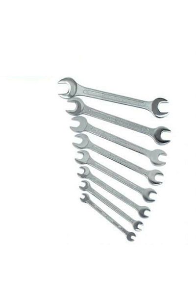 Neler Geldi Neler 8 Pieces Open Mouth Wrench Set 8 Pieces Two Mouth Straight 6-22 Wrench Set