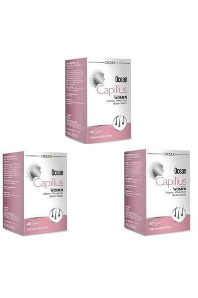 Ocean Orzax Capillus Women 60 Tablet X 3