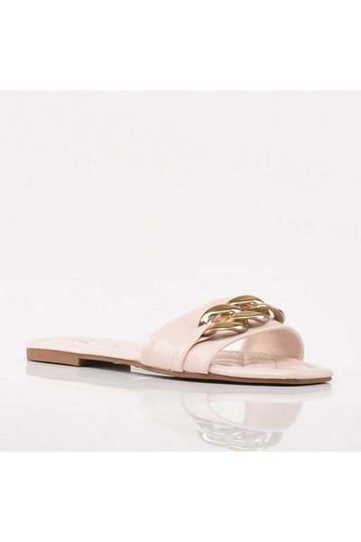 Hotiç Pantolette
 - Rosa - Flacher Absatz