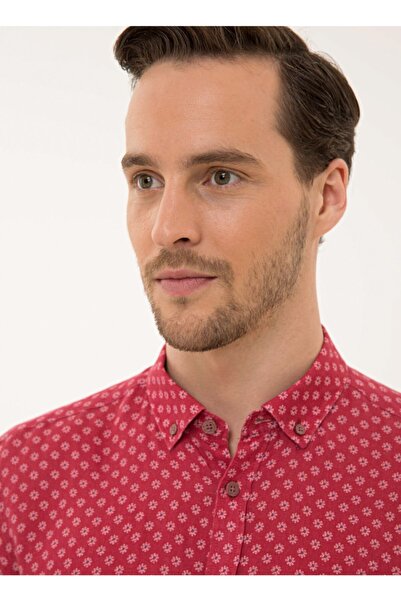 Pierre Cardin Gömlek Xl Kırmızı