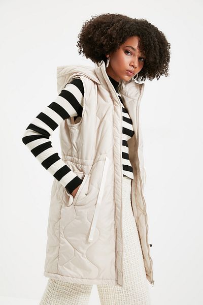 Trendyol Collection Inflatable Vest with Stone Hat