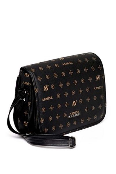 Armine 189 Geantă de damă cu curea de umăr imprimată - Black-faber - Mărime unică