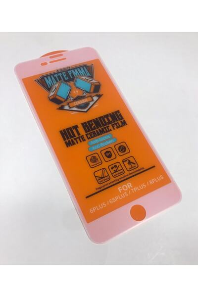 Miscase Iphone 8 Plus / 7plus/ 6splus /6plus Pmma Tam Kaplayan Mat Seramik Nano Ekran Koruyucu Beyaz