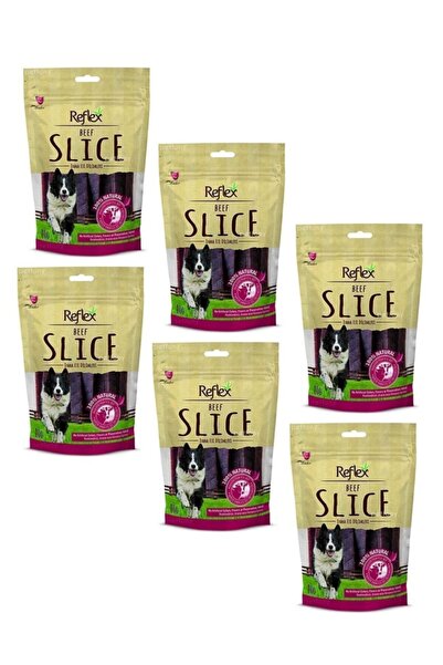 Reflex Kurutulmuş Beef Slice Sticks Biftekli Çubuk Köpek Ödülü 80 gr 6 Adet