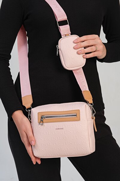 Just Polo Kadın 4 Bölmeli Cüzdanlı Omuz Çantası