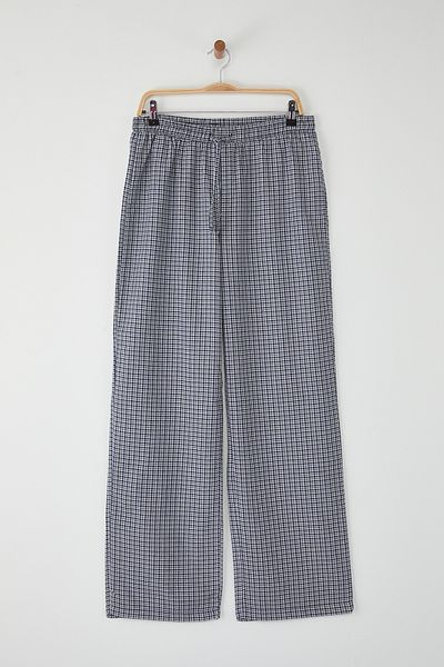 Trendyol Collection Mehrfarbiger, normal geschnittener / karierter Homewear-Pyjama
