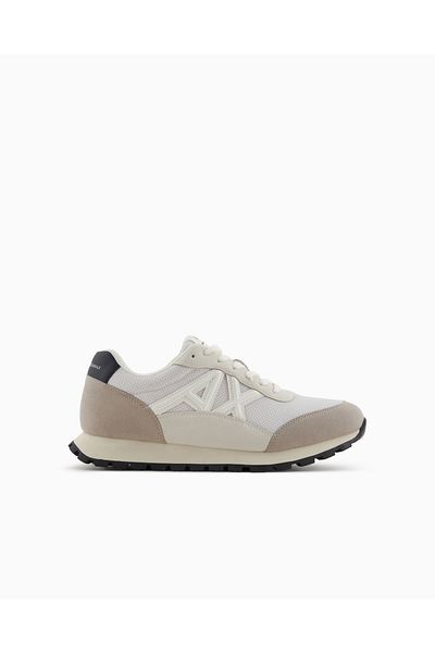 Armani Exchange Men's Octopus Ismeli Ax Logo White Shoes Xux263 Xv942-U660