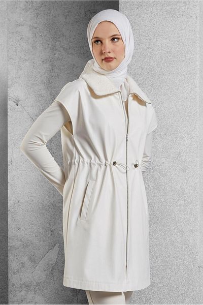 Alvina Faux Leather Vest 45289