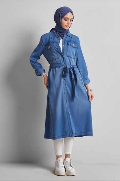 Alvina Wear Denim with Belt 45477