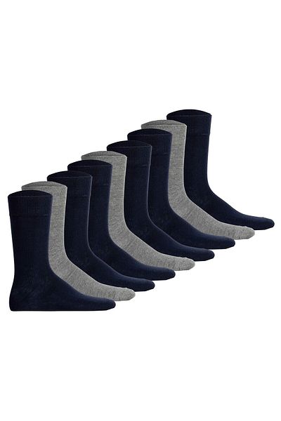 Hudson Unisex Socken, 9er Pack - Easy, Komfortbund, Basic Socken, einfarbig