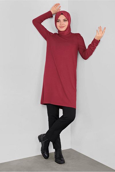 Alvina Through Tunic with Shoulder with Volanes 41233