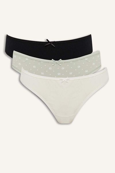 DeFacto New Season 3-Piece Slip Panties-Fall in Love