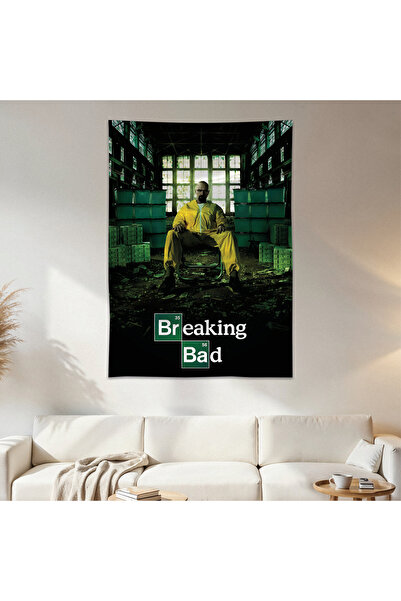 Geek Cultcha Breaking Bad Wall Cloth Wall Tapestry First Quality Satin Fabric...