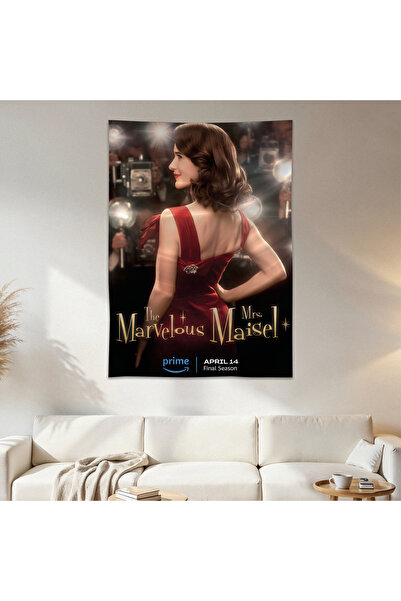Geek Cultcha Mrs. Maisel Wall Drape Wall Tapestry First Quality Satin Fabric ...