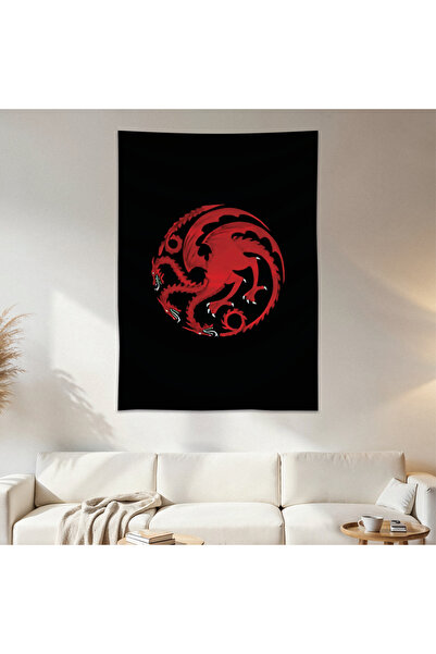 Geek Cultcha Game Of Thrones Targaryen Duvar Örtüsü Duvar Halısı Birinci Kali...