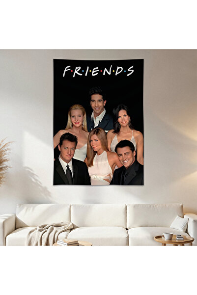 Geek Cultcha Friends Wall Covering Wall Carpet First Quality Satin Fabric Poster