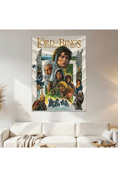 Geek Cultcha Lord of the Rings Wall Covering Tapestry First Quality Satin Fab...
