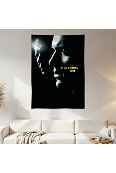 Geek Cultcha Prison Break Wall Cloth Wall Tapestry First Quality Satin Fabric...