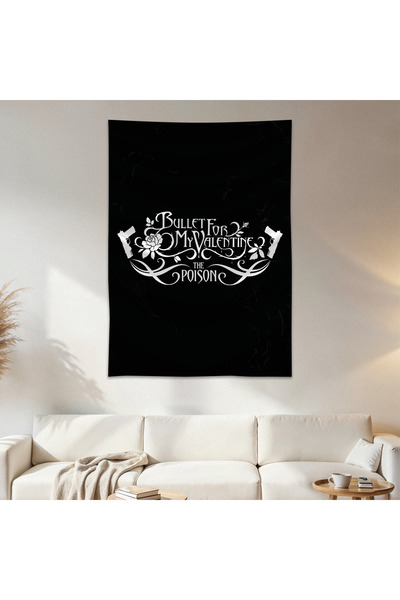 Geek Cultcha Bullet for My Valentine Wall Drape Wall Tapestry First Quality S...