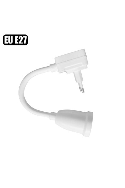 Choice رأس مصباح دوار بمقبس E27 مع مفتاح وموصل مباشر من الاتحاد الأوروبي وحام...