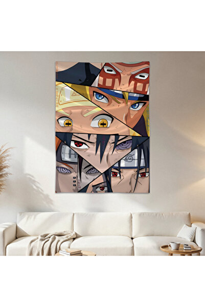 Geek Cultcha Naruto Wall Drape Wall Tapestry First Quality Satin Fabric Poster