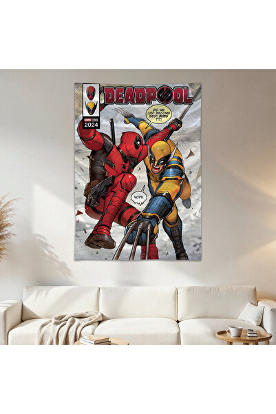 Geek Cultcha Deadpool Wolverine Wall Drape Wall Tapestry First Quality Satin ...