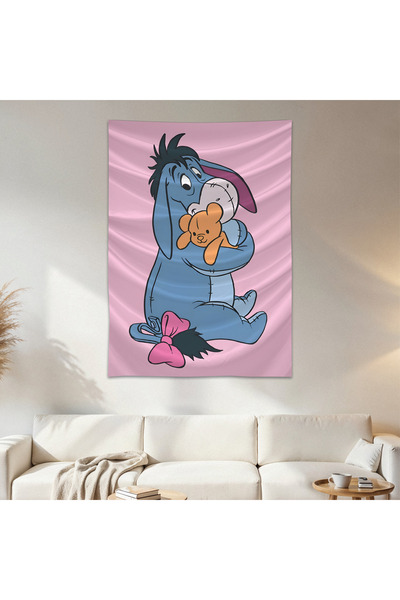 Geek Cultcha Winnie The Pooh Wall Covering Tapestry First Quality Satin Fabri...