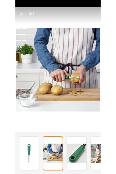 IKEA Ikea Uppfylld Peeler Green