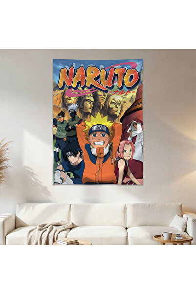 Geek Cultcha Naruto Wall Drape Wall Tapestry First Quality Satin Fabric Poster