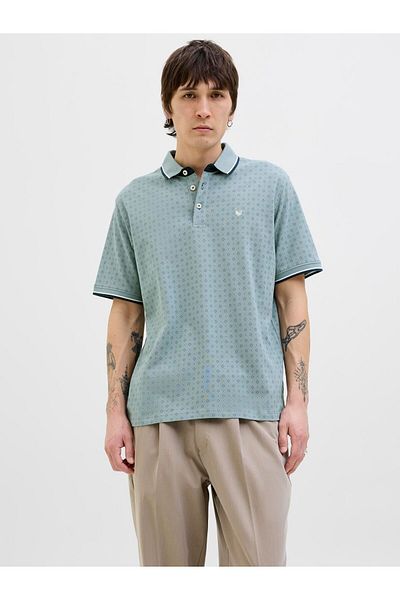 Jack & Jones Premium Poloshirt All Over Print Polokragen Poloshirt