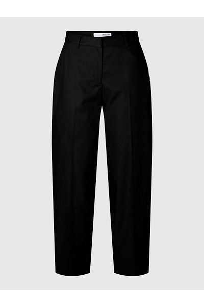 Selected Femme Barrel Fit Hosen Mid Waist