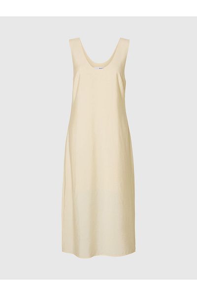 Selected Femme Midikleid Ärmelloses