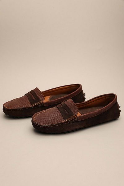 Gondol Women's Classic Loafer - Genuine Leather Brown 37 Ttx.70121