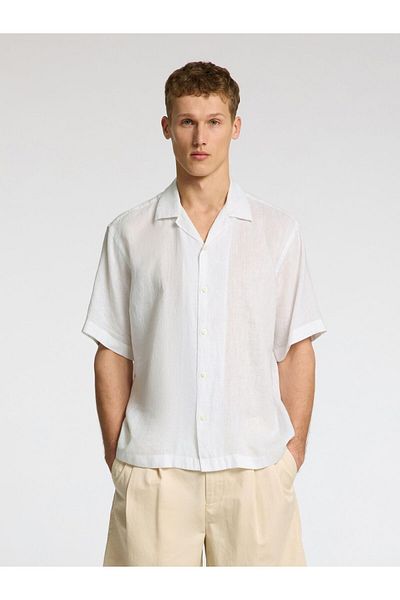 Selected Homme Kurzarmhemd 100% Leinen