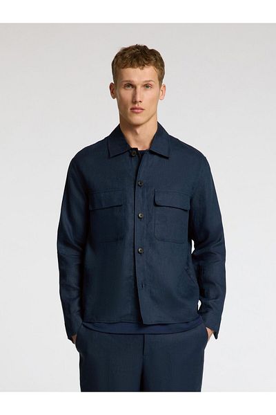 Selected Homme Overshirt 100% Leinen
