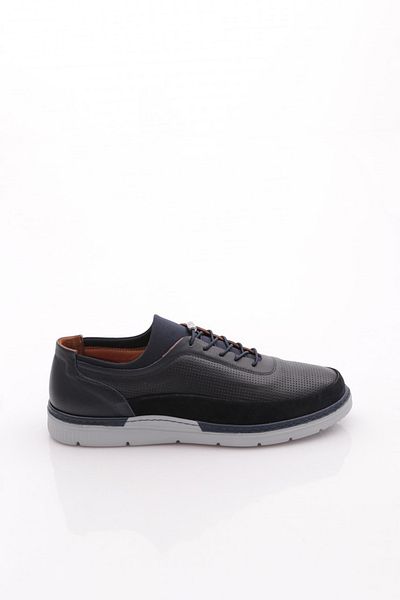 DGN Ανδρικά παπούτσια Comfort Γνήσιο δέρμα Navy Blue 3523623210