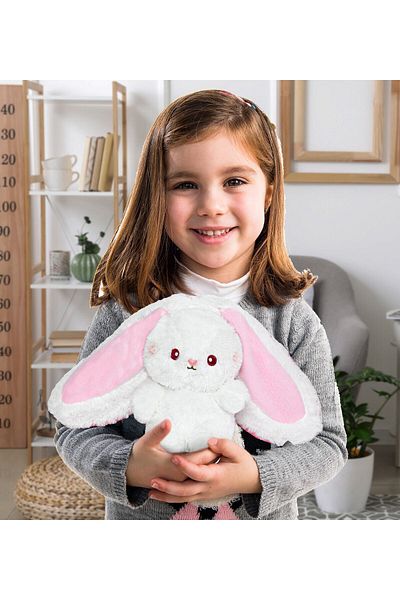 HARİKA PELUŞ FABRİKASI 18 cm Strawberry Rabbit with Bag Special for Lovers
