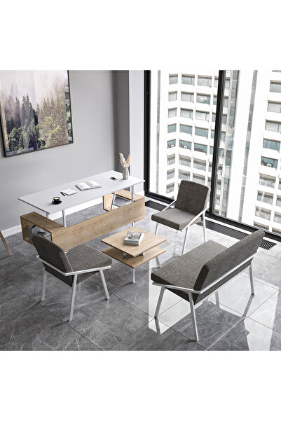 lagomood İrony Ofis Koltuk Takımı Beyaz