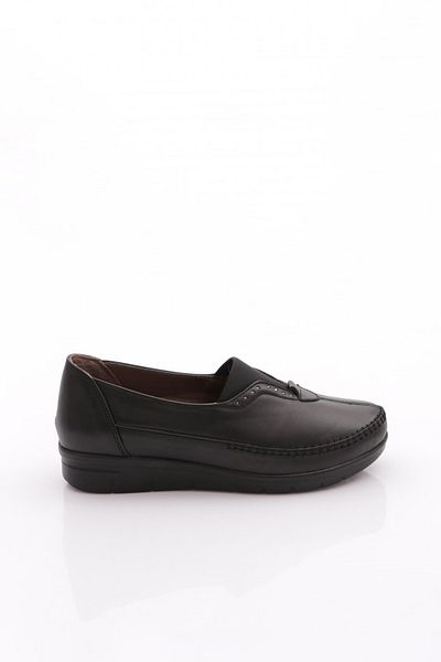 DGN Pantofi Confort dama Piele naturala Negru 31113998