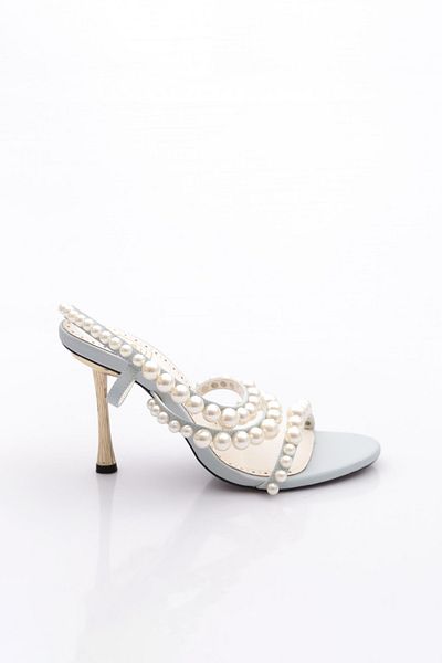 DGN Pantofi cu toc de damă Baby Blue 42362859