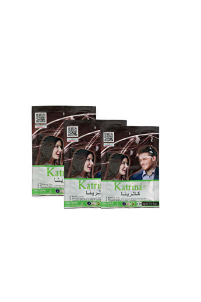 Other شامبو كاترينا لتسويد الشعر الأبيض - بني غامق 20 مل 3قطع