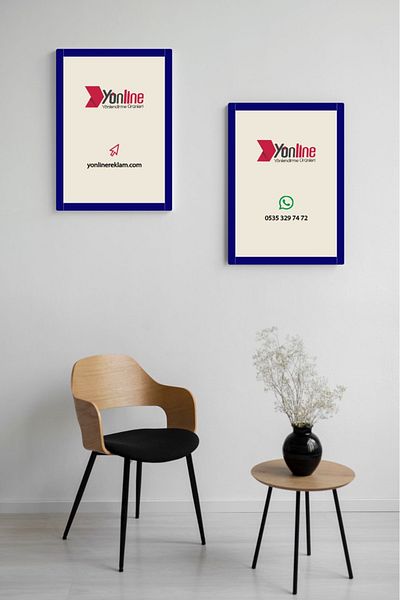 Yönline Navy Blue Certificate&Diploma Frame