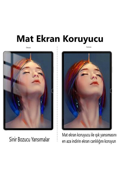 Engo Samsung Galaxy Tab S10 FE Mat Ekran Koruyucu 9H Kırılmaz Nano Cam, Parmak İzi Ve Parlama Önleyici 10.9 İnç