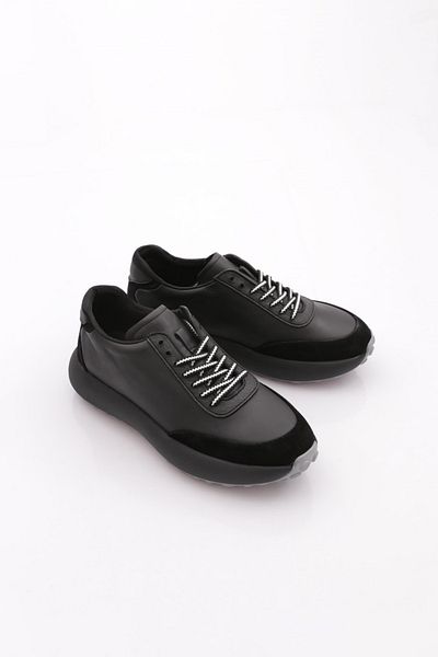 DGN Ανδρικά παπούτσια Casual Μαύρο Suede Μαύρο 3236828
